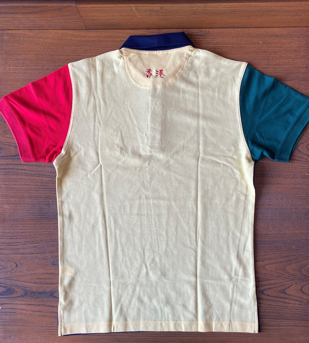 RHKYC Rowing Polo Red/Green Sleeve