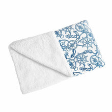 Load image into Gallery viewer, Westmarine Deck Throw Blanket 60" x 70"(Anchors and Compasses)