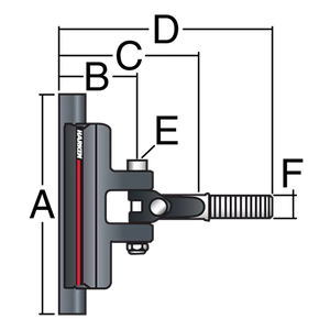 Harken 13mm CB Battcar — 10 mm Stud