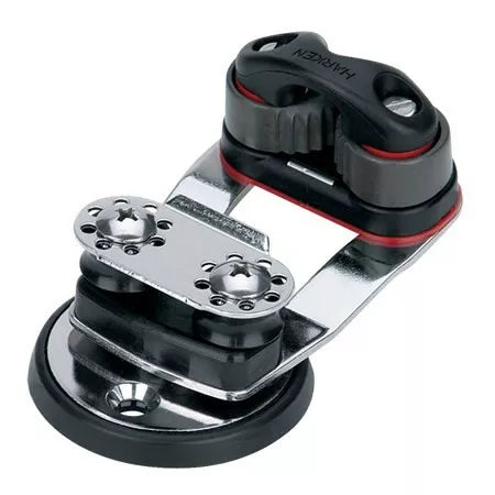 Harken Micro Cam Base — Swivel, 16mm Sheaves