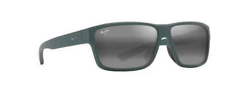 Maui Jim Grey Uila Asian Fit Matte Dark Military Green 662-15