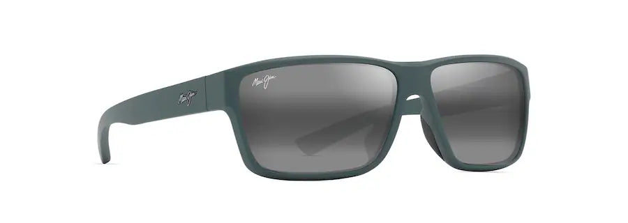 Maui Jim Grey Uila Asian Fit Matte Dark Military Green 662-15