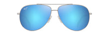 Load image into Gallery viewer, Maui Jim Hauoli Shiny Silver with Blue &amp; Green Blue B665-17B