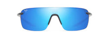 Load image into Gallery viewer, Maui Jim Palulu Matte Black Blue Hawaii B680-02
