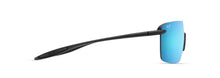 Load image into Gallery viewer, Maui Jim Palulu Matte Black Blue Hawaii B680-02