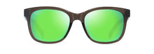 Load image into Gallery viewer, Maui Jim Green Owelo Shiny Tran Dark Grey GM346-14A