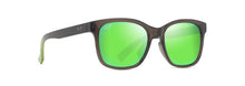 Load image into Gallery viewer, Maui Jim Green Owelo Shiny Tran Dark Grey GM346-14A
