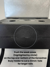 Load image into Gallery viewer, Ocean Safety Horseshoe Lifebuoy Bracket