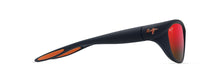 Load image into Gallery viewer, Maui Jim Hawaii Lava Haulani Asia Fit Matte Dark Blue w/Orange RM343-03