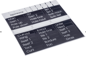 Spinlock Clutch Handle Label