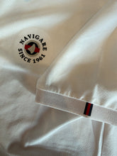 Load image into Gallery viewer, Navigare White Polo with New RHKYC Embroidery Logo