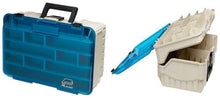 Load image into Gallery viewer, BLUE TWO LEVEL TACKLE STORAGE SATCHEL