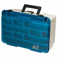 Load image into Gallery viewer, BLUE TWO LEVEL TACKLE STORAGE SATCHEL