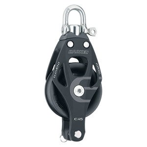 Harken 45mm Aluminum Element Block — Swivel, Becket