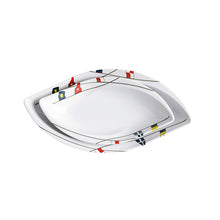 Load image into Gallery viewer, Marine Business Melamine Oval Snacks Set - REGATA - Set of 4