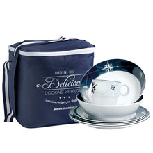 Load image into Gallery viewer, Marine Business MELAMINE TABLEWARE PACK NORTHWIND, 6 PEOPLE – 24 PC