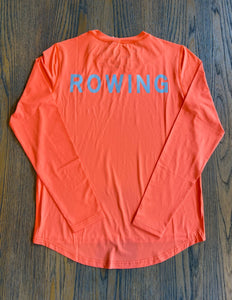 RHKYC Rowing Long Sleeve Tee Orange