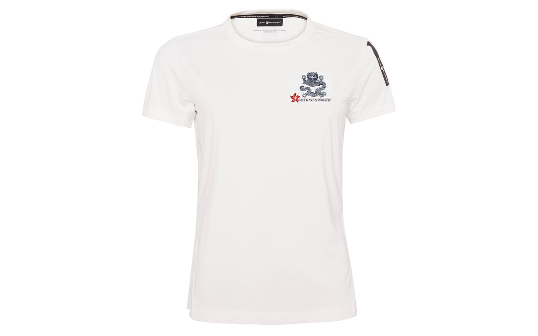 Sail Racing Women Spray Technical Tee white RHKYC Logo