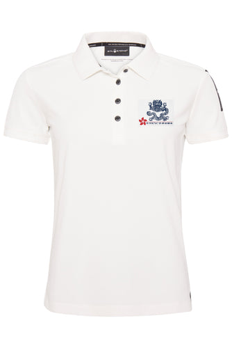 Sail Racing Women Spray Technical Polo with RHKYC Embroidery Logo