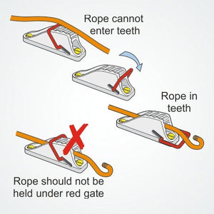 Clamcleat CL238 Racing Vertical with Spring Gate