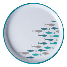 Load image into Gallery viewer, MELAMINE NON-SLIP DESSERT PLATE COASTAL, SET 6 U.
