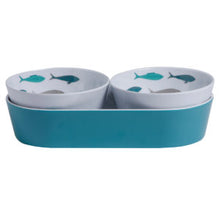 Load image into Gallery viewer, MELAMINE SNACK SET COASTAL, 3 PCS.