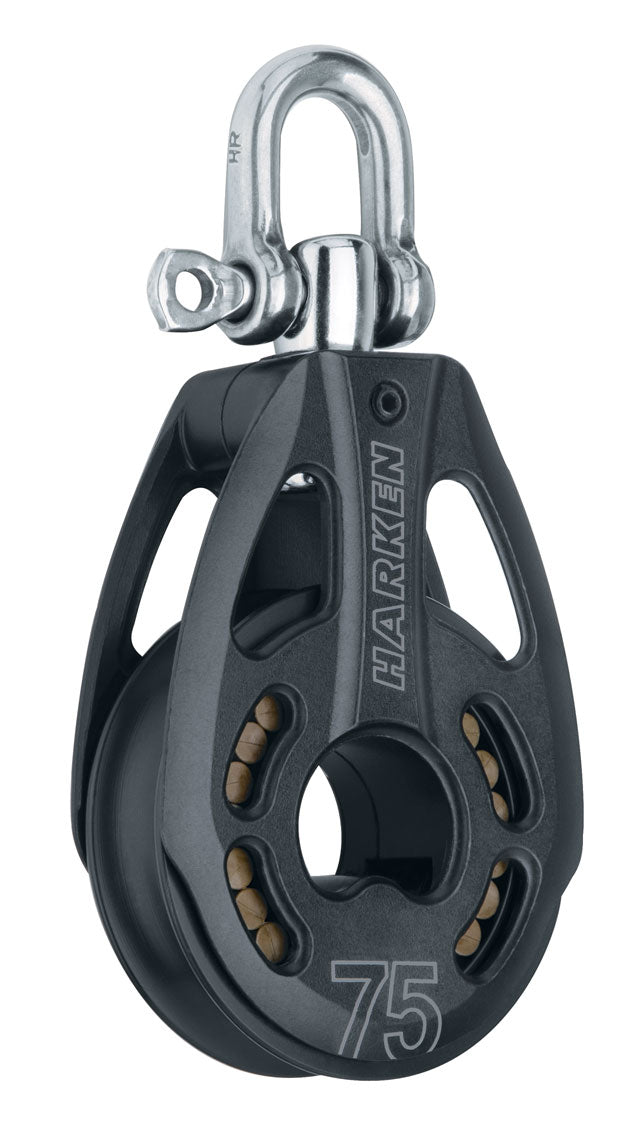 Harken 75mm Aluminum Block — Swivel