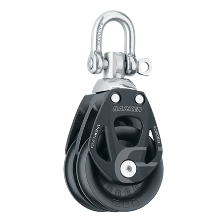 80 mm Aluminum Element Double Block — Swivel