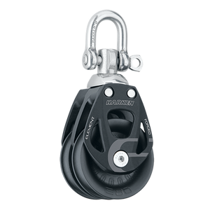 80 mm Aluminum Element Double Block — Swivel