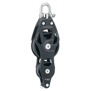 60 mm Aluminum Element Fiddle Block — Swivel, Becket