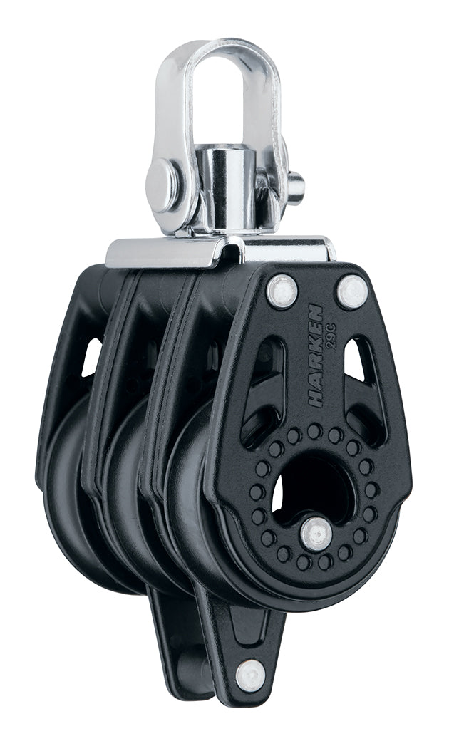 Harken 29mm Triple Block — Swivel, Becket