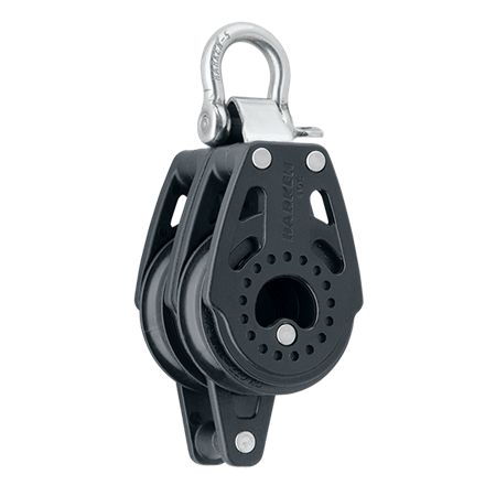 Harken 40mm Double Block — Fixed/Becket