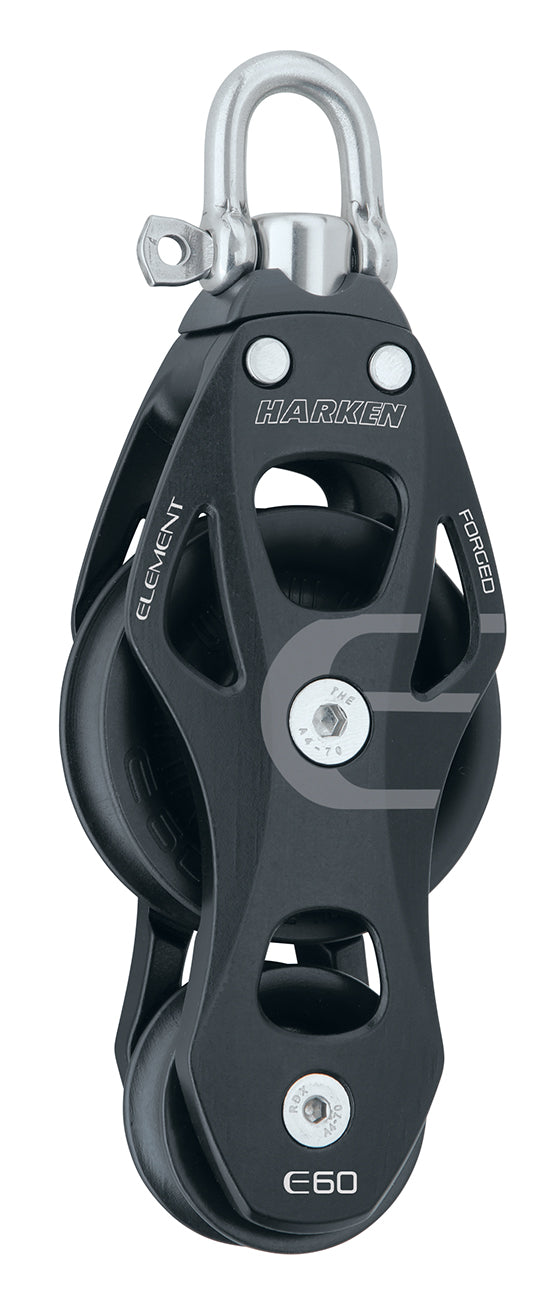 60 mm Aluminum Element Fiddle Block — Swivel