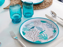 Load image into Gallery viewer, MELAMINE NON-SLIP DINNER PLATE COASTAL, SET 6 U.