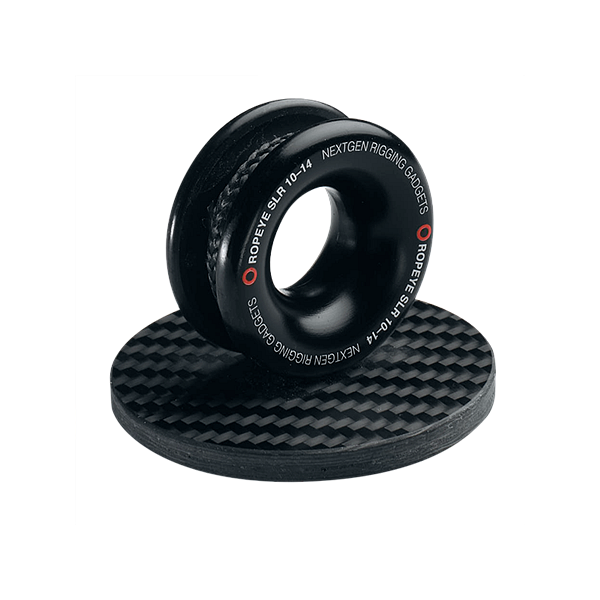 Ropeye Stick-on Ring - Carbon Fiber, 10 x 14 mm Ring
