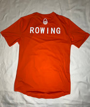 Load image into Gallery viewer, Rashguard SS Orange With Rowing Logo-Rowing