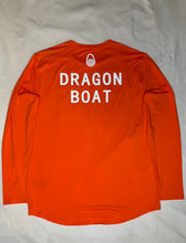 Load image into Gallery viewer, Rashguard LS Orange With RHKYC Logo-Dragon Boat