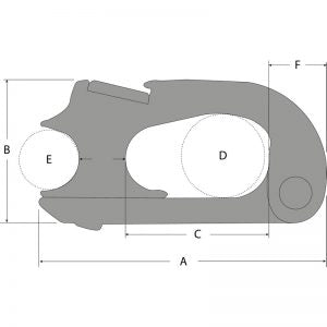Tylaska J12 J-Lock Shackle