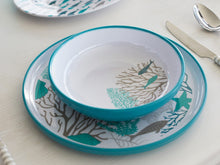 Load image into Gallery viewer, MELAMINE NON-SLIP DEEP PLATE COASTAL, SET 6 U.