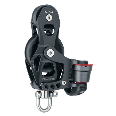 45 mm Aluminum Element Fiddle Block — Swivel, Cam Cleat