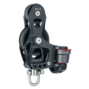 45 mm Aluminum Element Fiddle Block — Swivel, Cam Cleat
