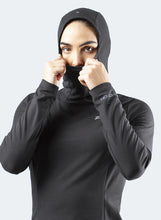 Load image into Gallery viewer, Zhik Womens Black Zhikmotion Hooded Top
