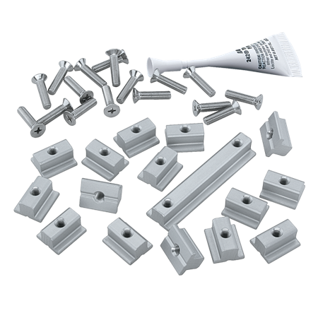 22 mm Track Mounting Kit — Round Mast Groove