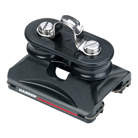 Harken 22mm Car — Fixed Sheaves, Eyestrap
