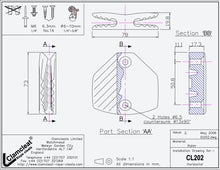 Load image into Gallery viewer, Clamcleat CL202 Horizontal