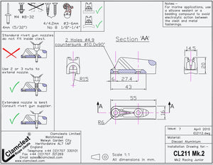 Clamcleat CL211 MK2 Racing Junior Mk2