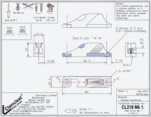 Load image into Gallery viewer, Clamcleat CL218 Mk1 Side Entry Mk1 (Port)