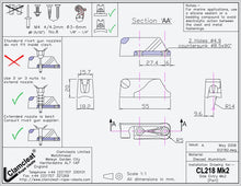 Load image into Gallery viewer, Clamcleat CL218 Mk2 Side Entry Mk2 (Port)
