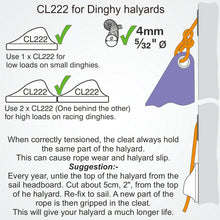 Load image into Gallery viewer, Clamcleat CL222 Racing Mini