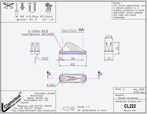 Clamcleat CL222 Racing Mini